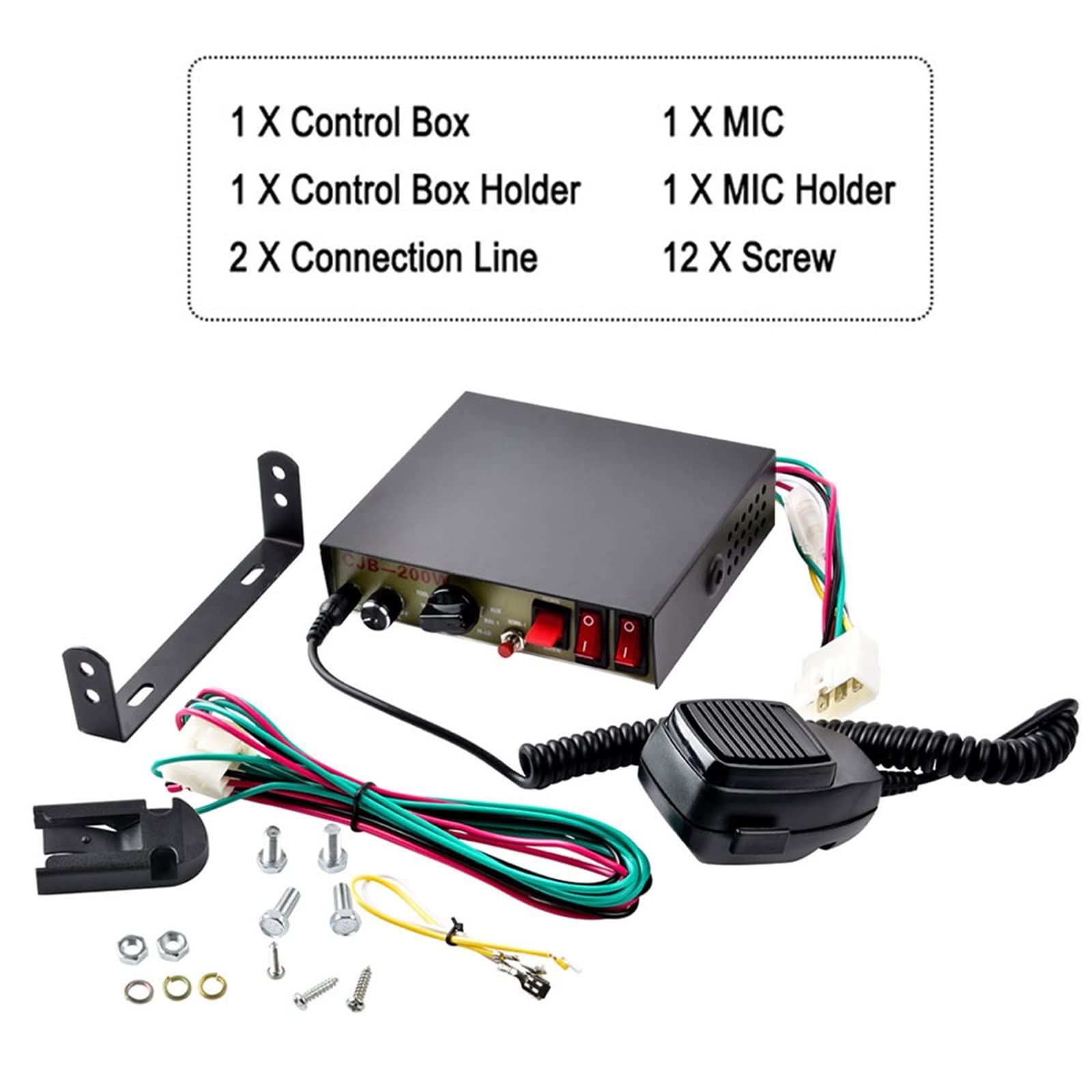 米軍車載サイレン Amazon | イベント等で重宝する車載拡声器！ DC12V 200w 車載用